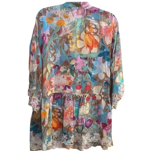 Johnny Was Tia Kimono Nutro Meadow NWT